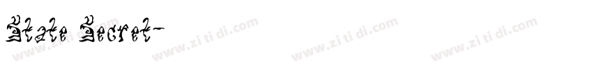 State Secret字体转换